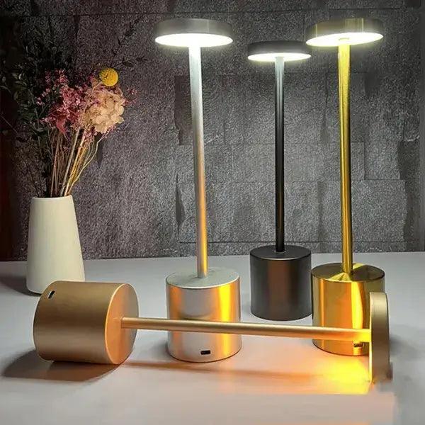 Luminária Led de Mesa Touch Recarregável Sem fio | Kasamô