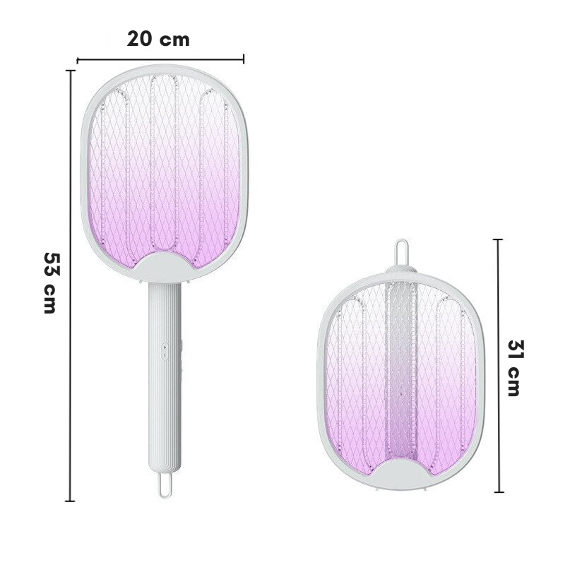 Raquete Mata-Mosquito MaxBOlt™ - Com Ions de Atração [Queima de Estoque]