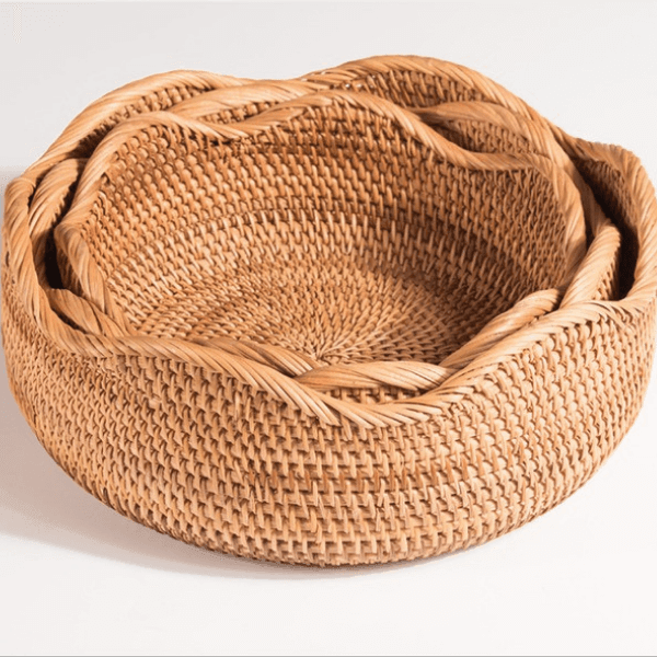 Cesto Artesanal em Rattan Bali - Kasamô