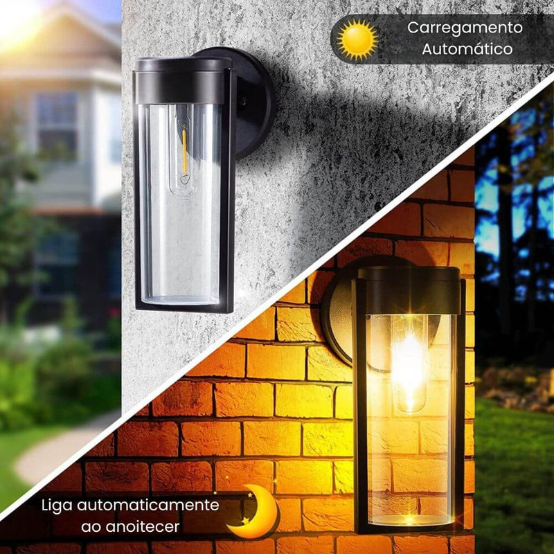 Luminária Led Solar de Parede - Kasalight