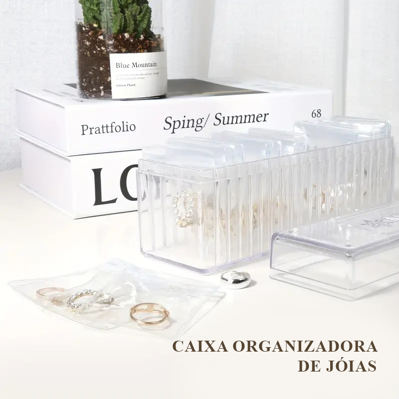 Caixa Organizadora de Jóias- 20 peças