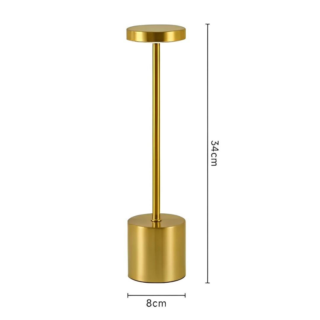 Luminária Led de Mesa Touch Recarregável Sem fio | Kasamô