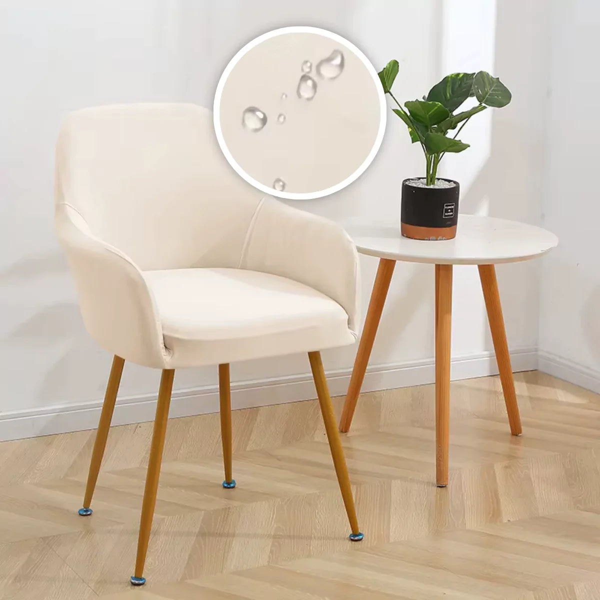 Capa para Cadeira Curva de Jantar