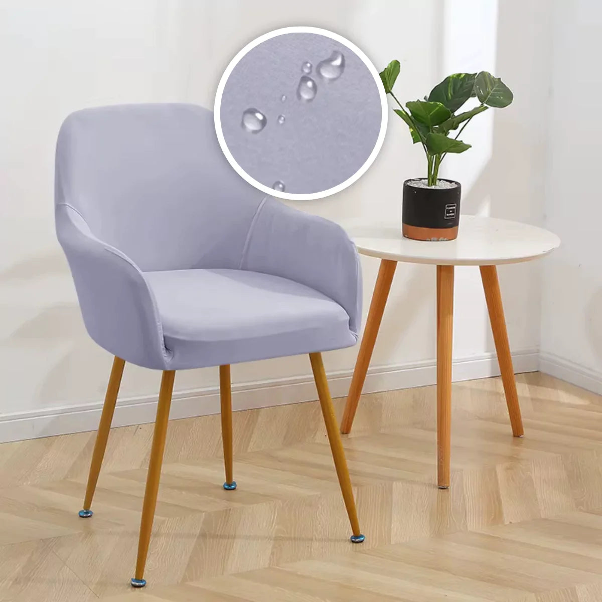 Capa para Cadeira Curva de Jantar