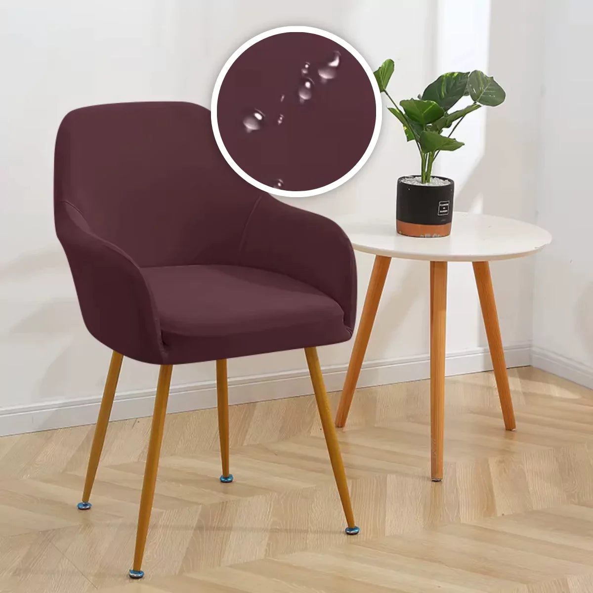 Capa para Cadeira Curva de Jantar