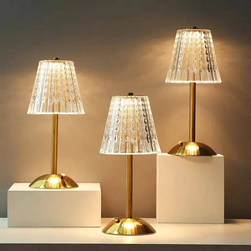 Abajur de Mesa LED Sem fio Recarregável Elegante