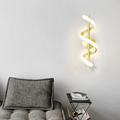 Arandela Moderna Espiral Led - Decoração para Quarto e Sala