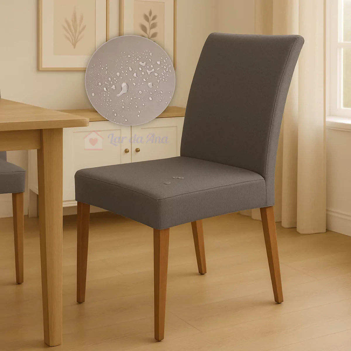 Capa de Cadeira de Jantar Impermeável