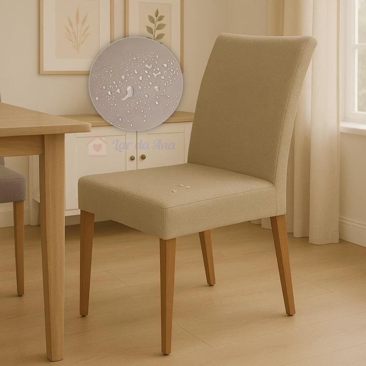 Capa de Cadeira de Jantar Impermeável