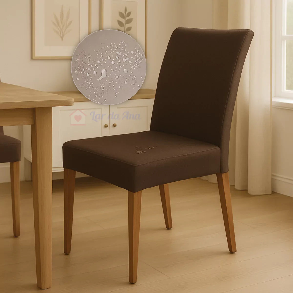 Capa de Cadeira de Jantar Impermeável