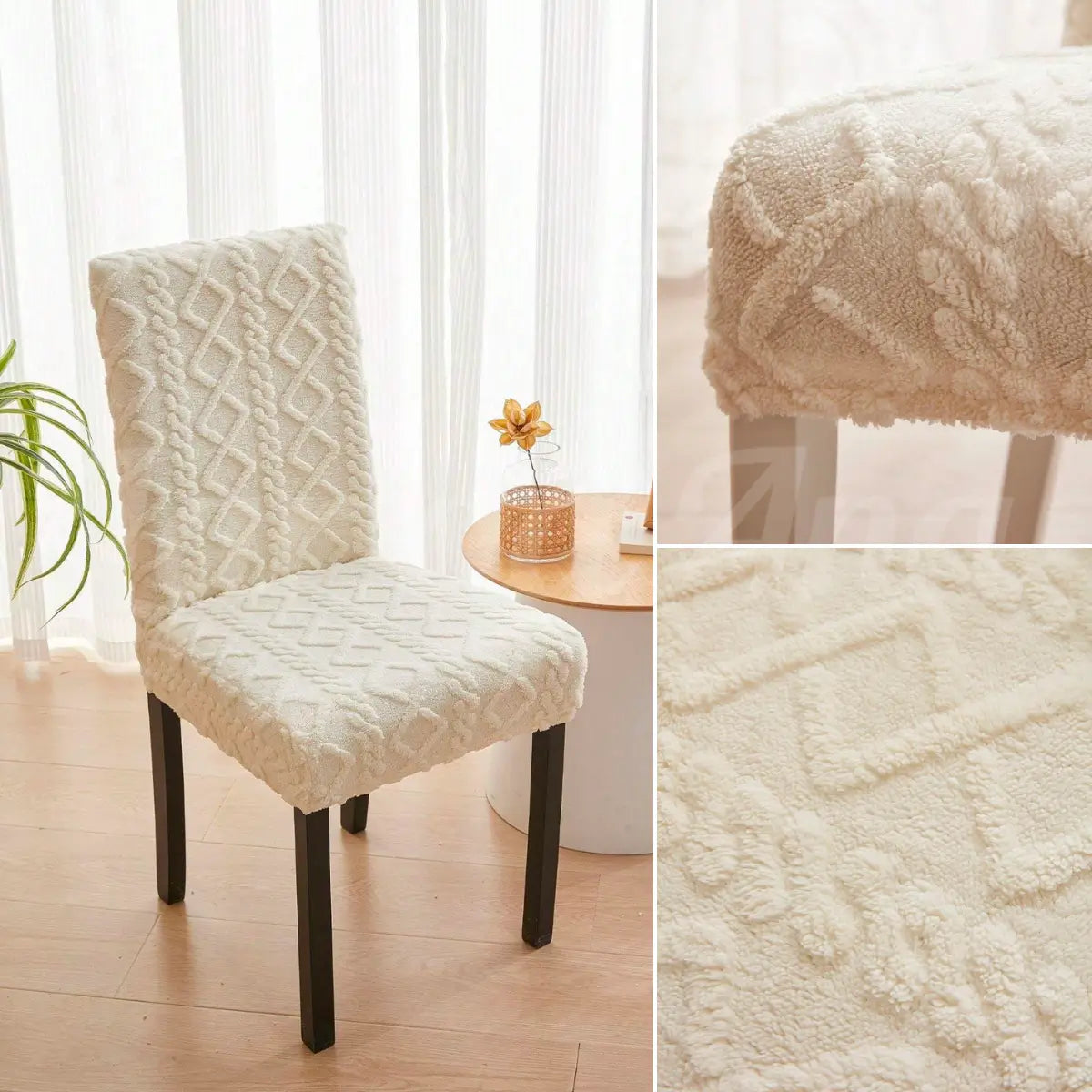 Capa de Cadeira estilo Crochê