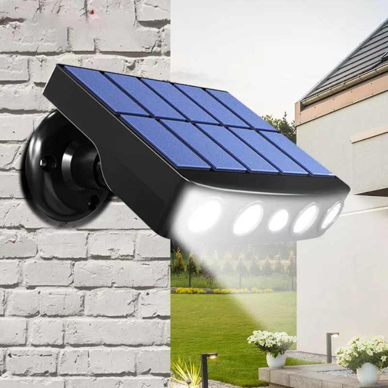 Foco de Luz de Segurança Solar com Sensor de Movimento