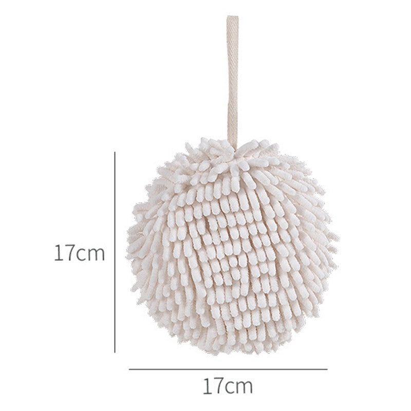 Toalhas de Mão Pompom em Chenille