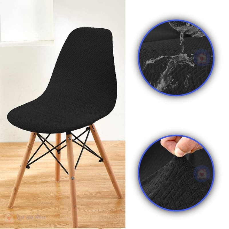 Kit Capas de Cadeira Eames Eiffel - Tecido Jacquard