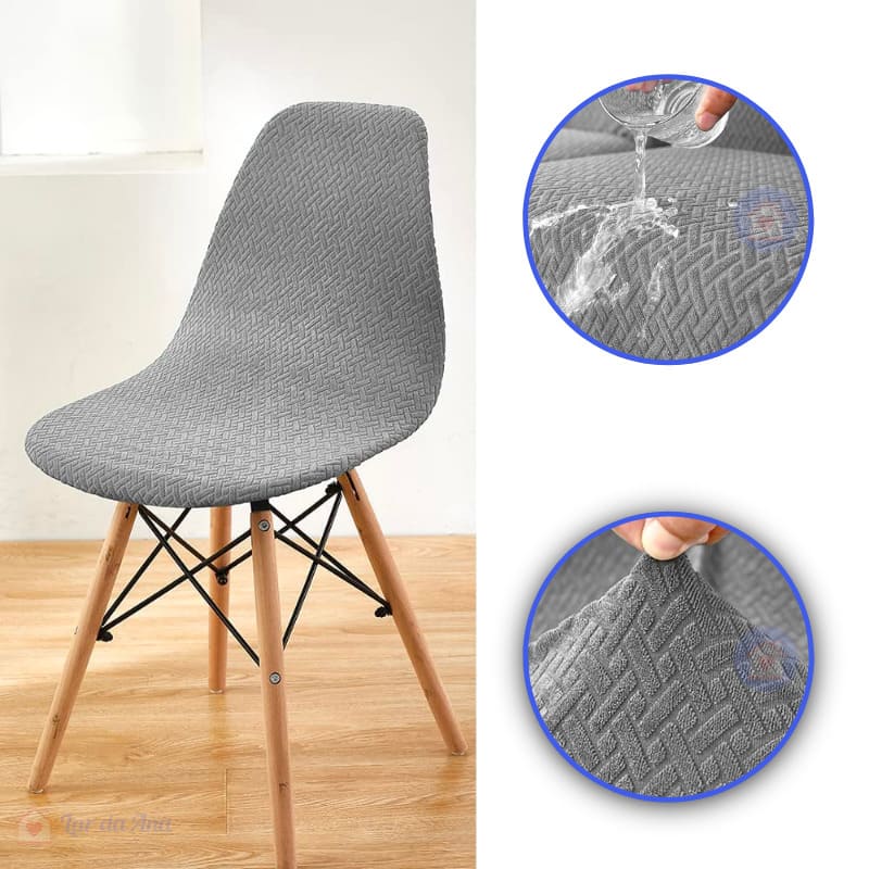 Kit Capas de Cadeira Eames Eiffel - Tecido Jacquard