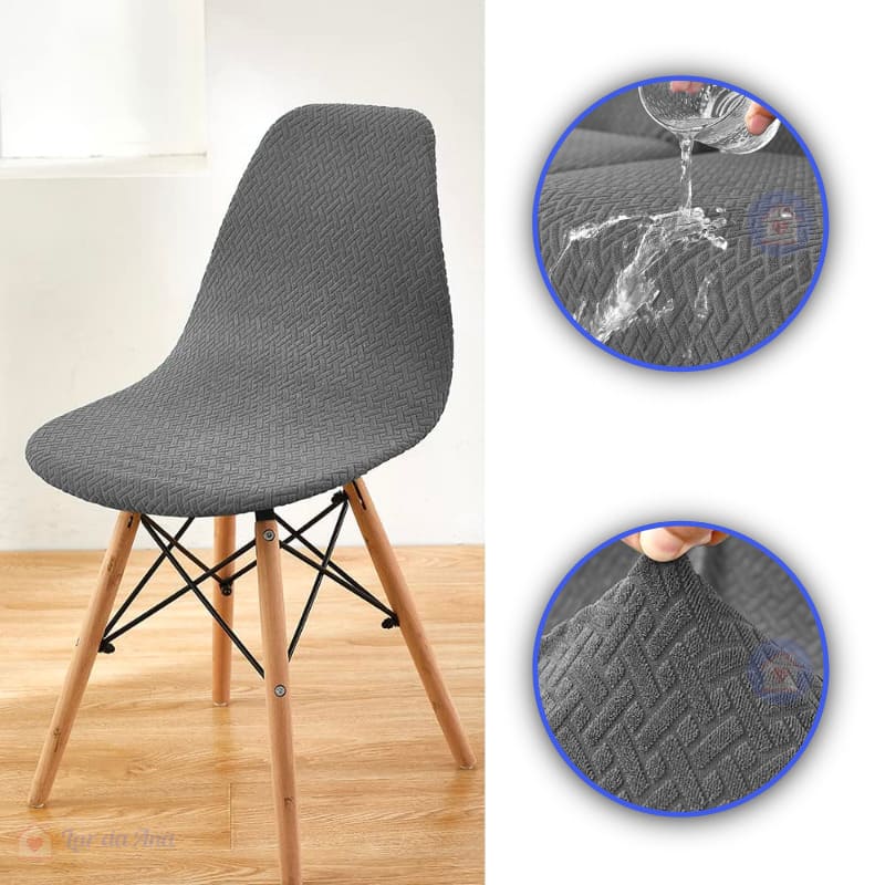 Kit Capas de Cadeira Eames Eiffel - Tecido Jacquard