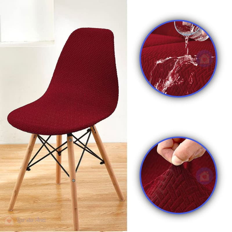 Kit Capas de Cadeira Eames Eiffel - Tecido Jacquard