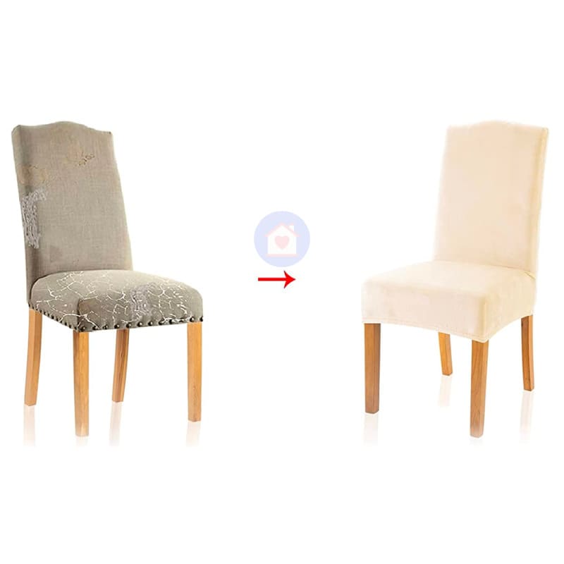 Kit Capas de Cadeira Suede Veludo