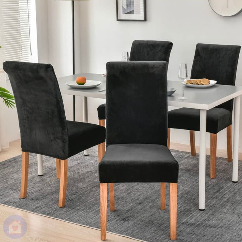 Kit Capas de Cadeira Suede Veludo