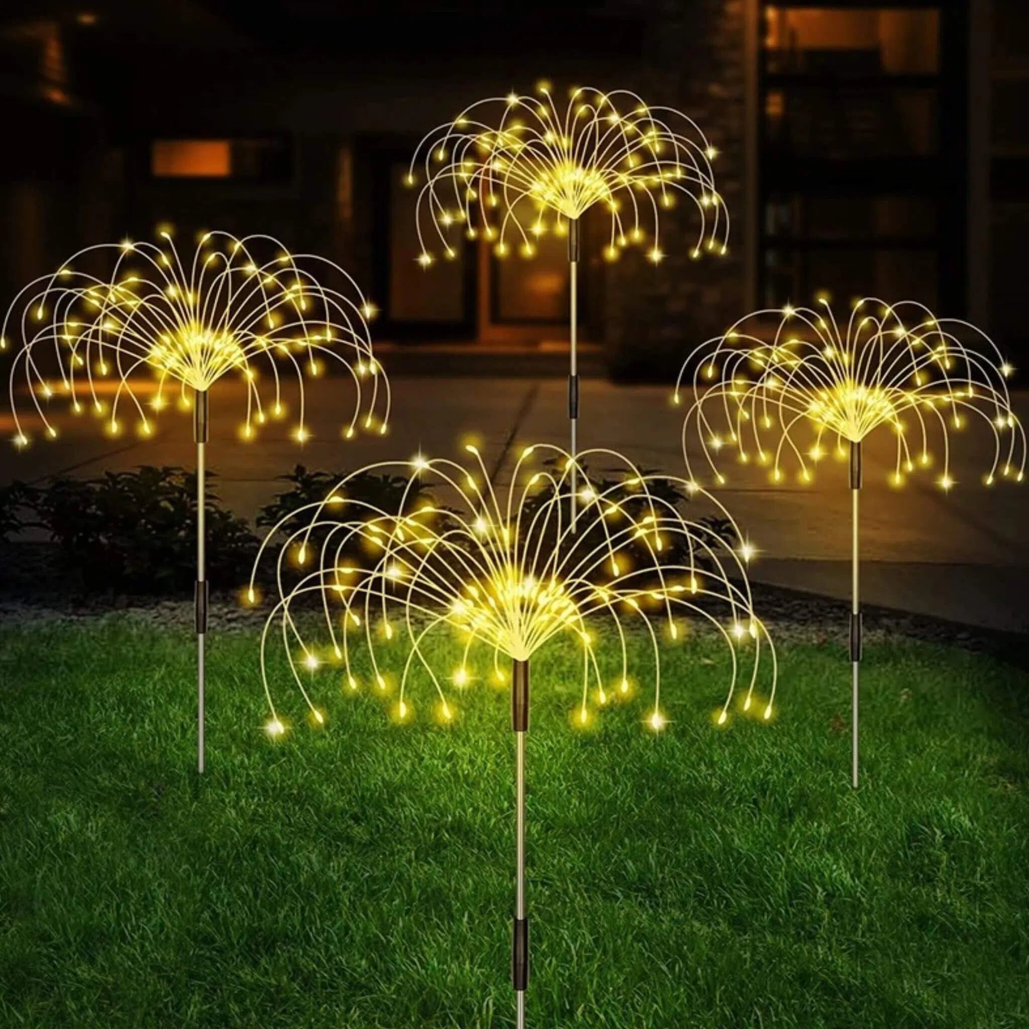 Led Solar - Fogos de Artifício Decoração de Natal-Kasamô