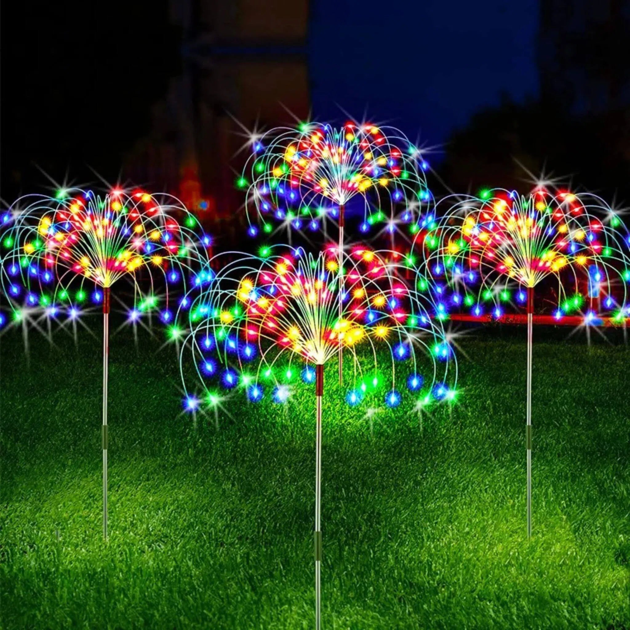 Led Solar - Fogos de Artifício Decoração de Natal-Kasamô