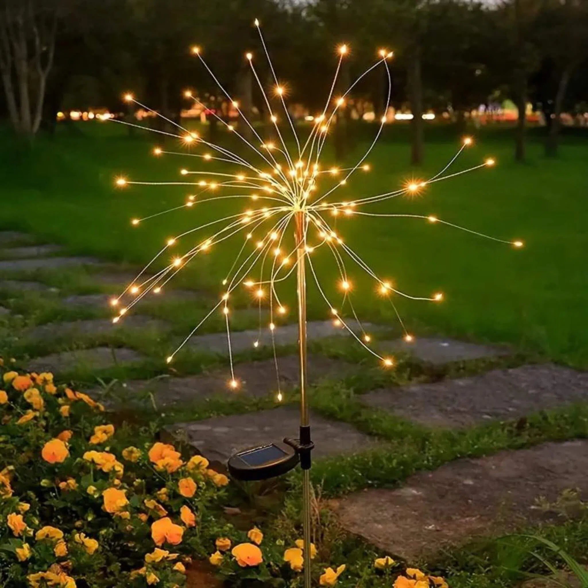 Led Solar - Fogos de Artifício Decoração de Natal-Kasamô