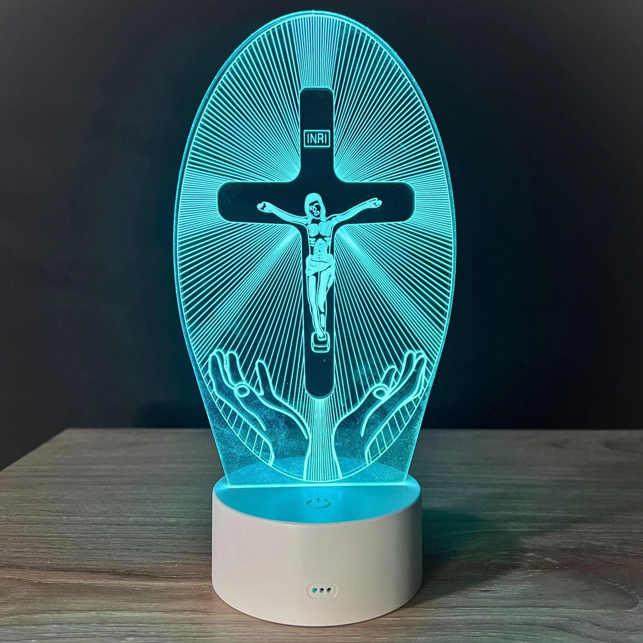 Luminária da Salvação - Decoração Iluminada 16 Cores RGB-Kasamô
