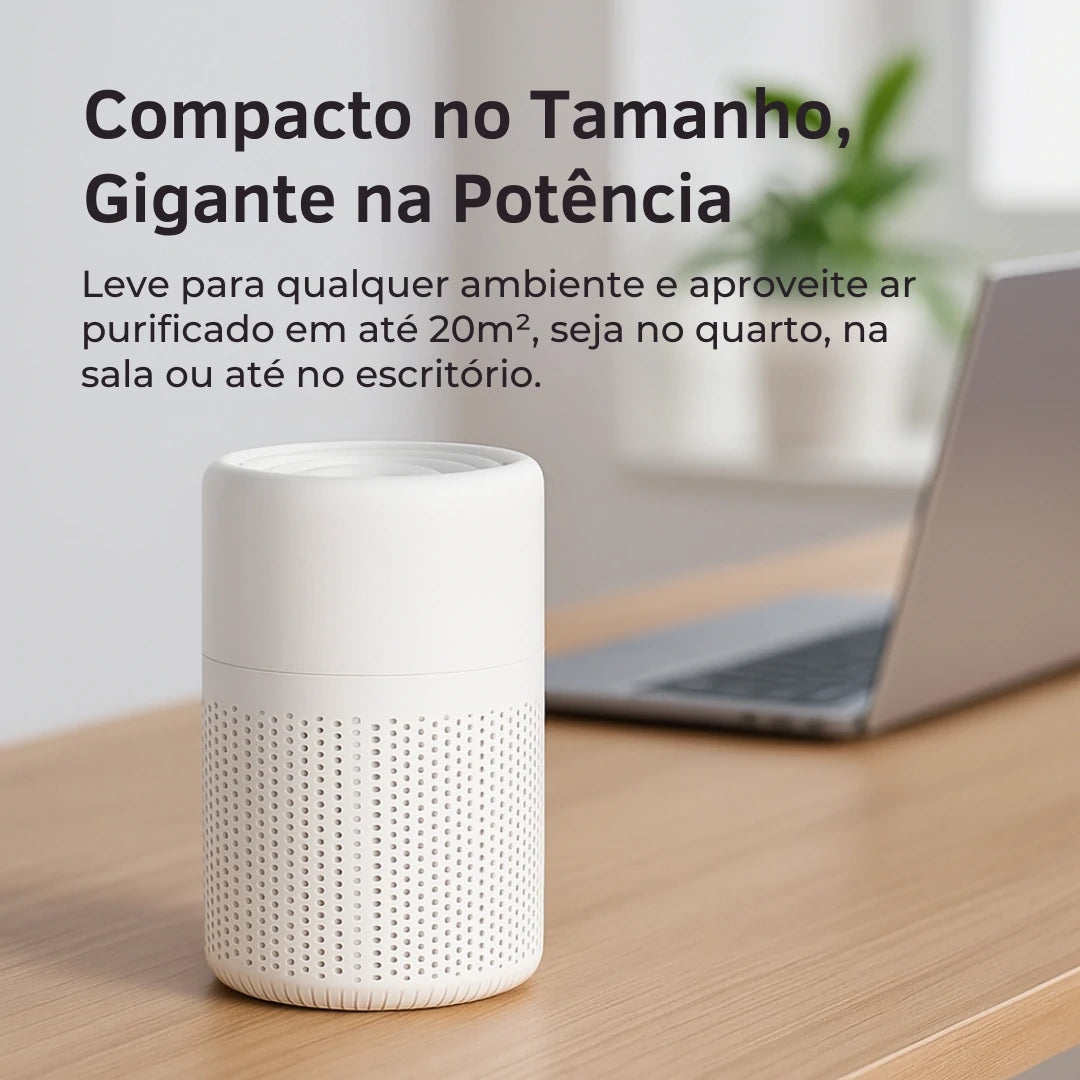 Purificador de Ar AirClean KSA4 - Com Filtro HEPA e Função Ionizador