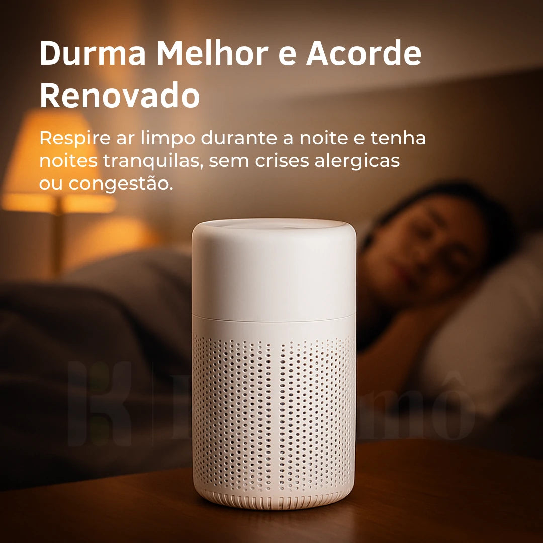 Purificador de Ar AirClean KSA4 - Com Filtro HEPA e Função Ionizador