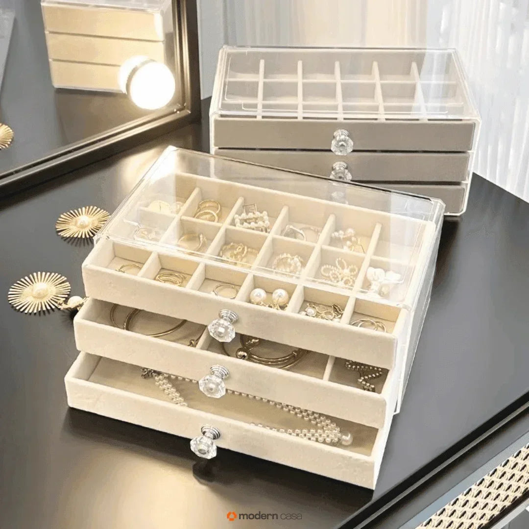 Organizador de Jóias Acrílico 3 Camadas