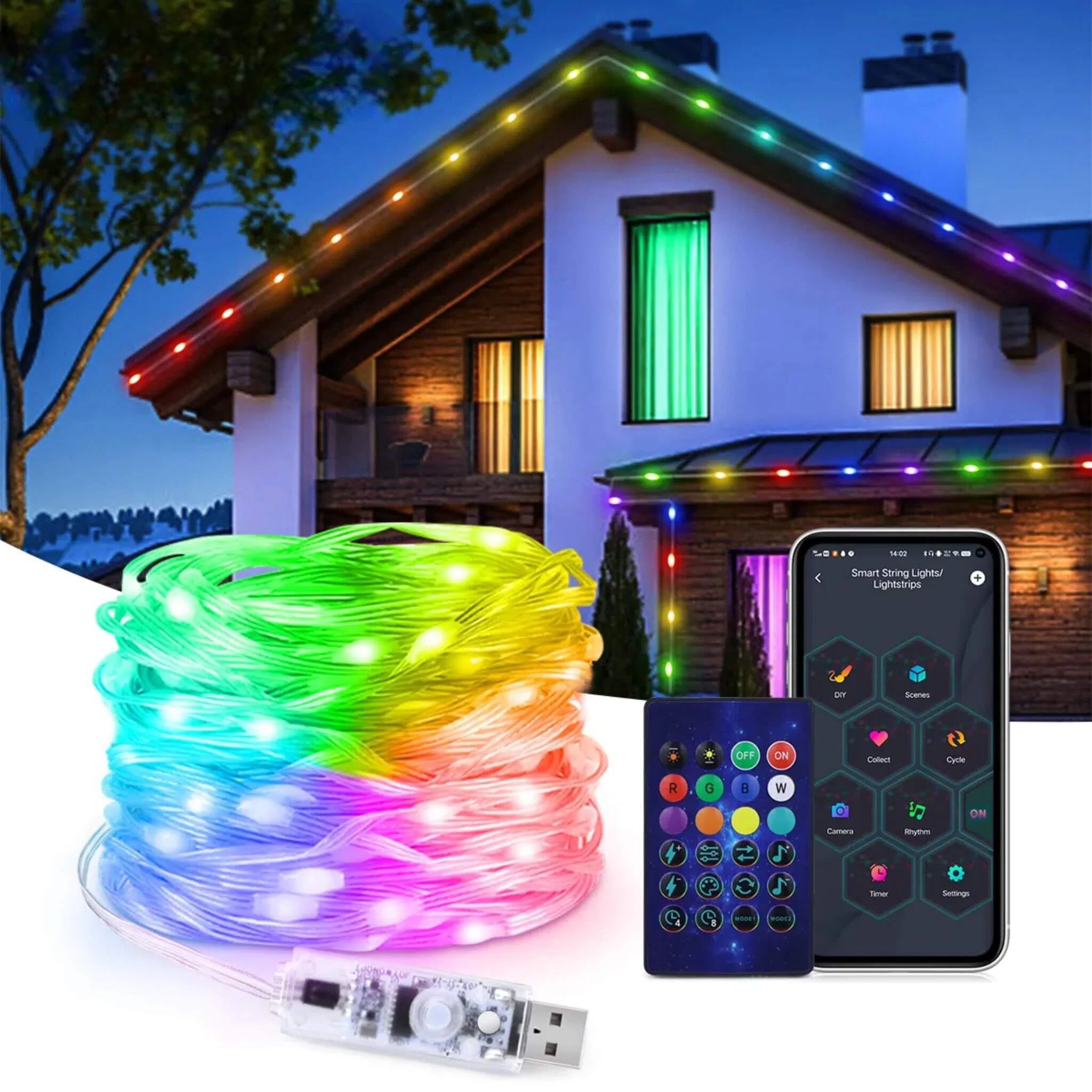 Pisca Pisca Inteligente de Natal - Kasalight-Kasamô