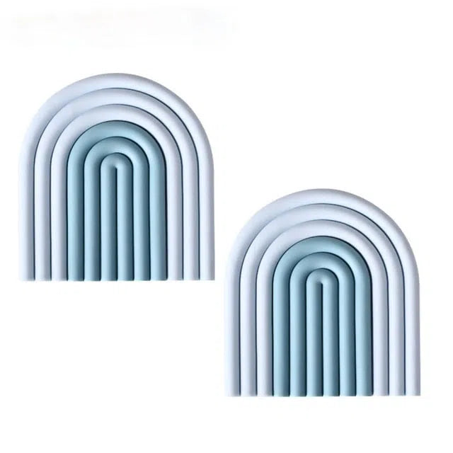 Porta Copo em Silicone Estilo Nórdico Linha Color - 2 Peças-Kasamô