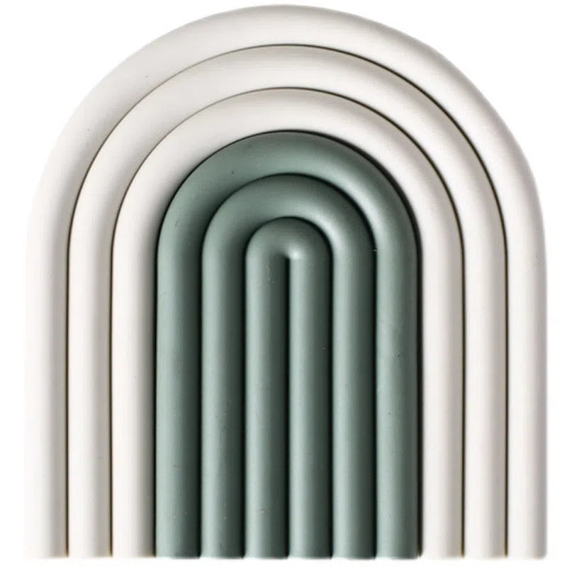 Porta Copo em Silicone Estilo Nórdico Linha Color - 2 Peças-Kasamô