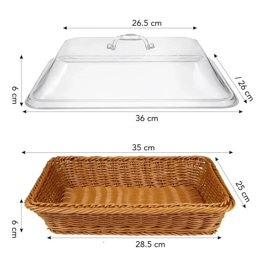 Porta-Pão com Tampa de Acrílico