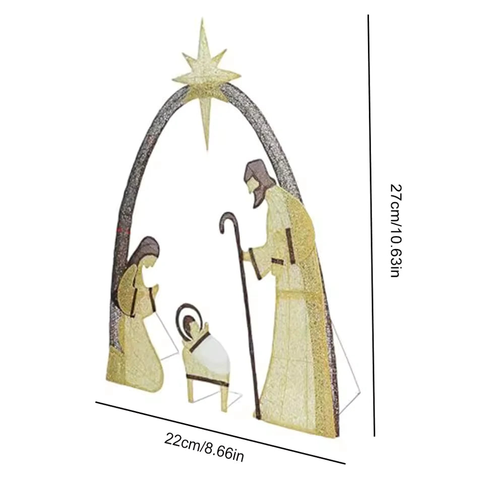 Presépio Natalino Leds Iluminado Kasamô - Magia do Natal