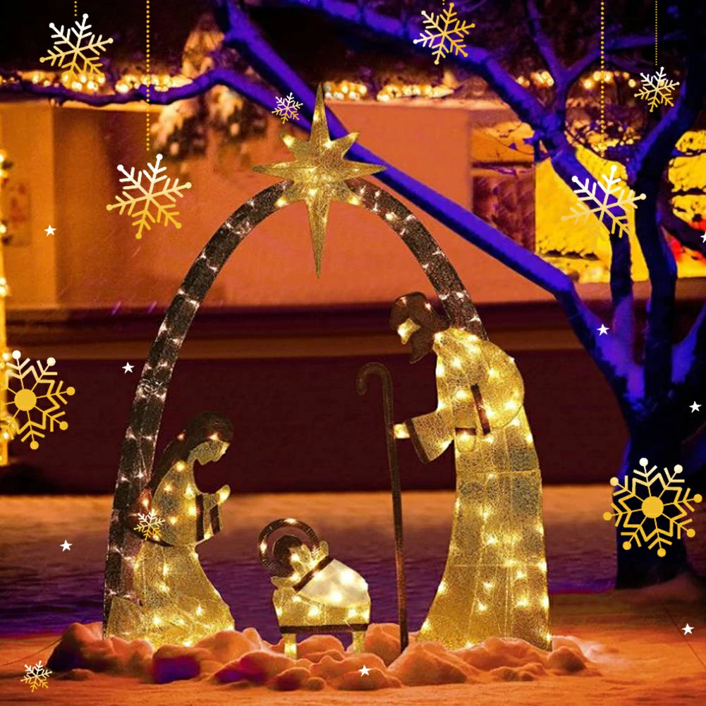 Presépio Natalino Leds Iluminado - Kasa Magia do Natal