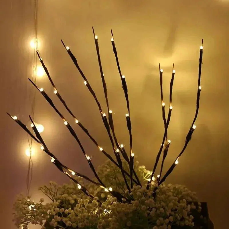Galhos de Bátula Led Iluminados para Decoração - Kasamô