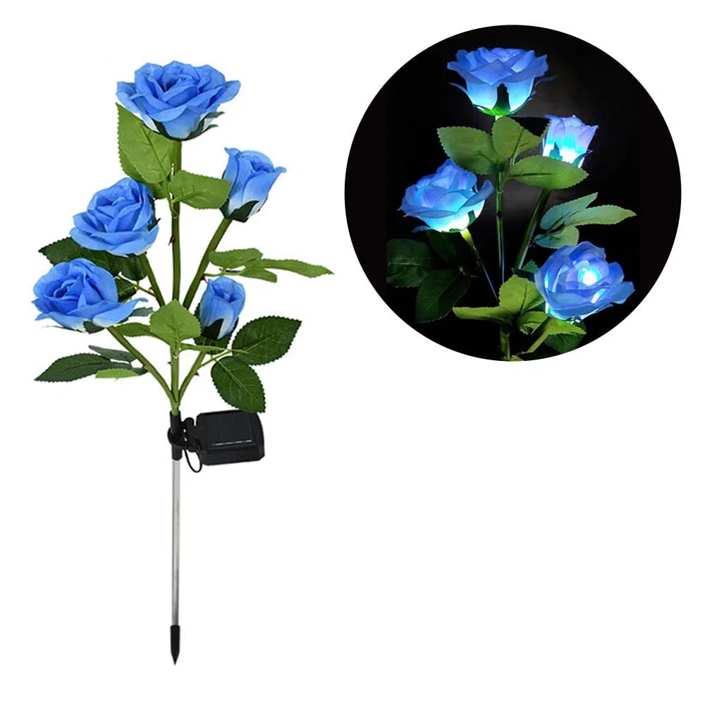 Rosas de Energia Solar - Kasalight - Decore seu Jardim-Kasamô