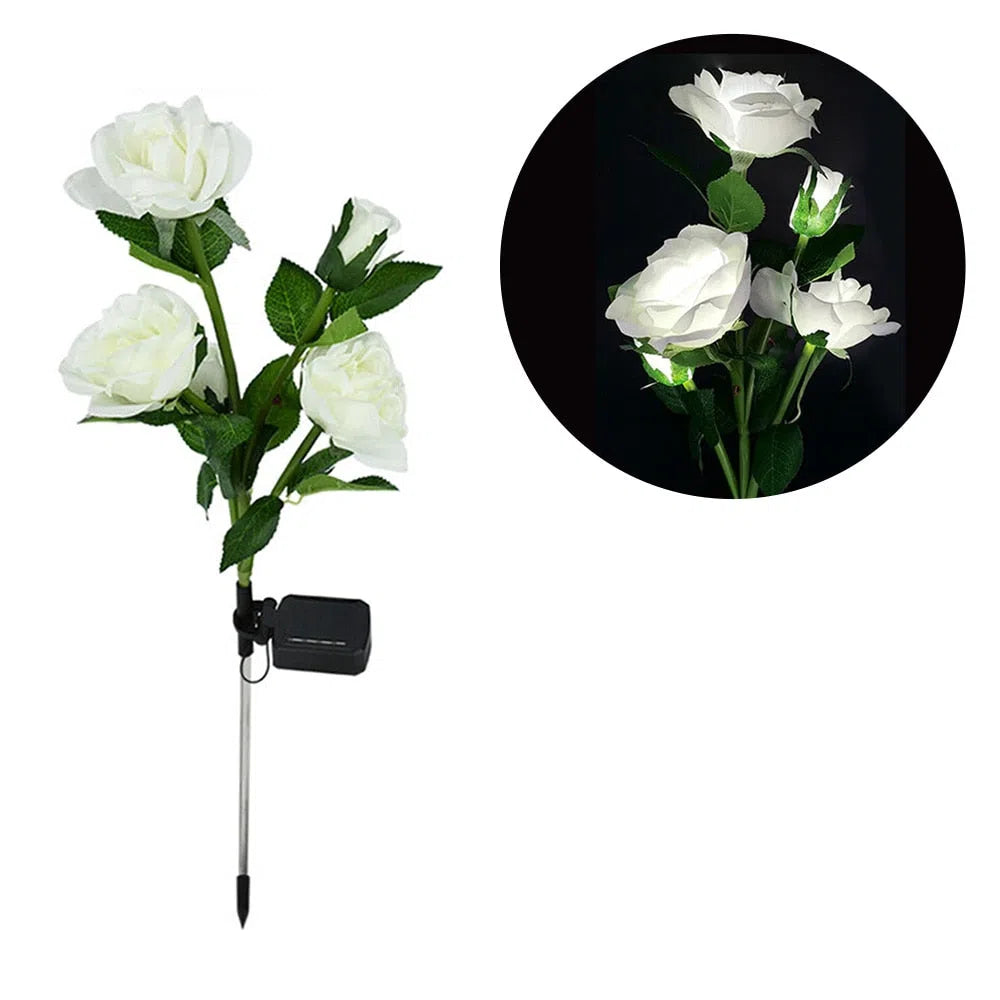 Rosas de Energia Solar - Kasalight - Decore seu Jardim-Kasamô