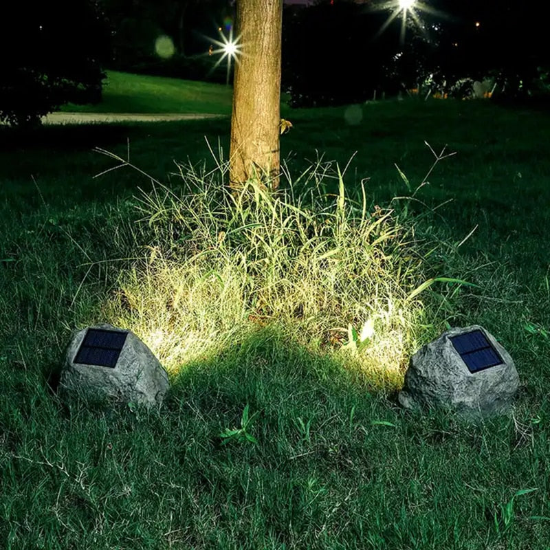 Luminária de Led Solar para Jardim À Prova d'água - Urbane Rocks