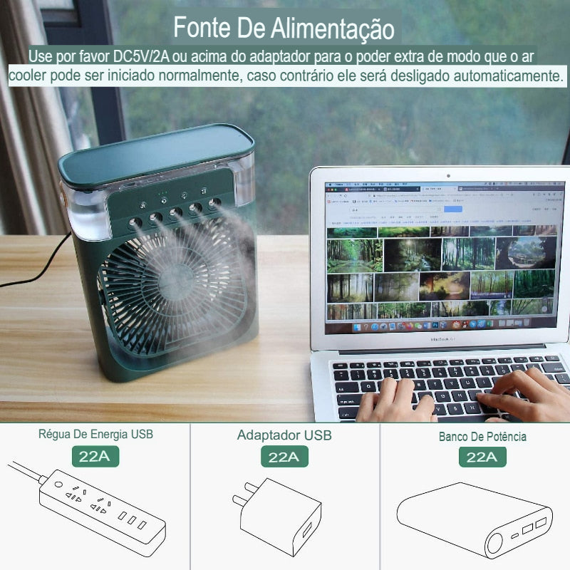 ResfriMax™ - Ar Condicionado Portátil [FRETE GRÁTIS]