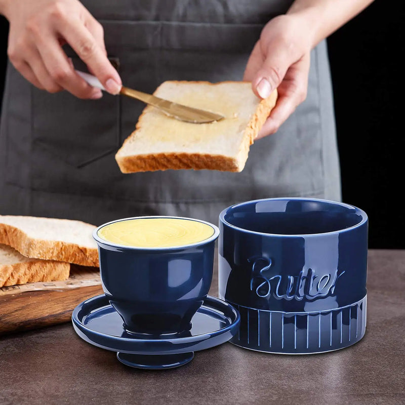 Manteigueira Francesa "Butter" em Cerâmica