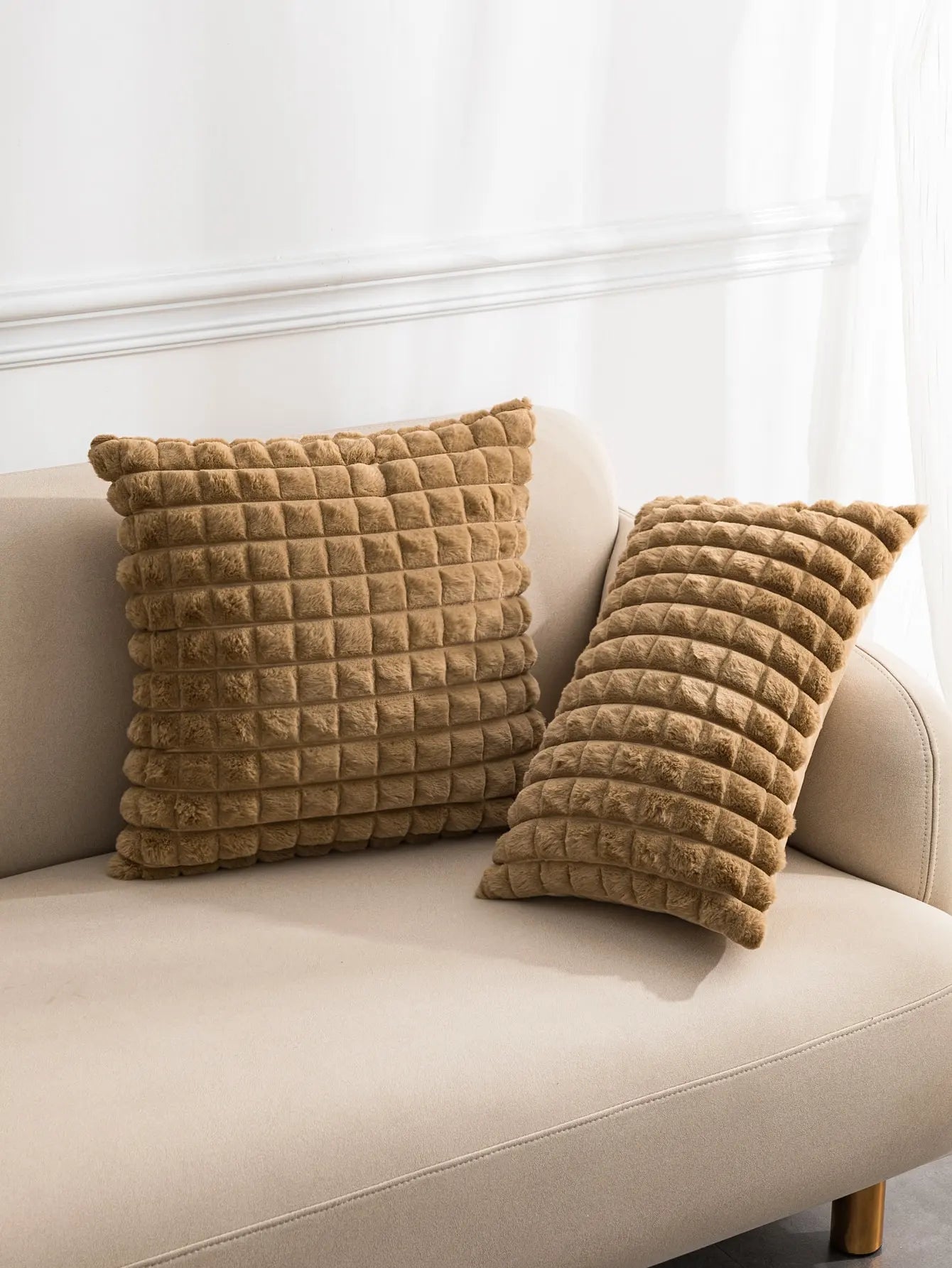 Capa de almofada de Pelúcia série Quadrada