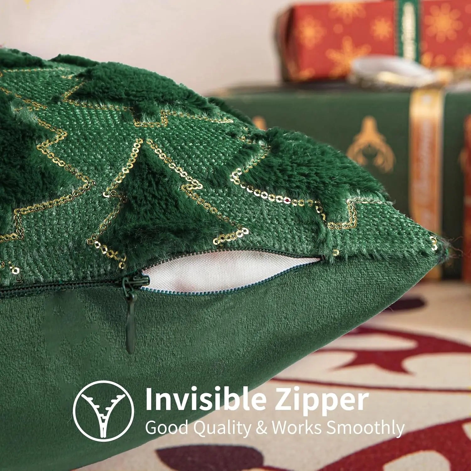 Capa de Almofada Árvore de Natal