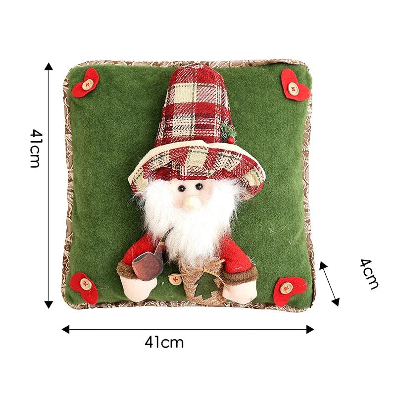 Capa de Almofada Boneco de Natal