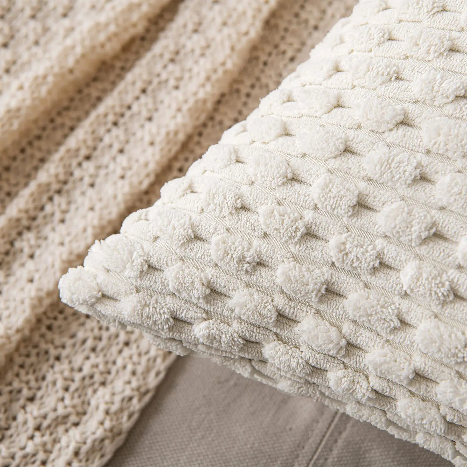 Kit Capa de Almofada Decorativa Série Trançada