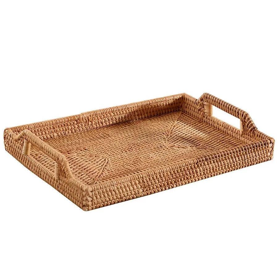 Bandeja Artesanal em Rattan Natura - Kasamô