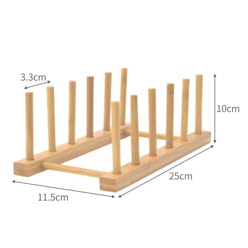 Suporte Porta Pratos Bambu-Kasamô