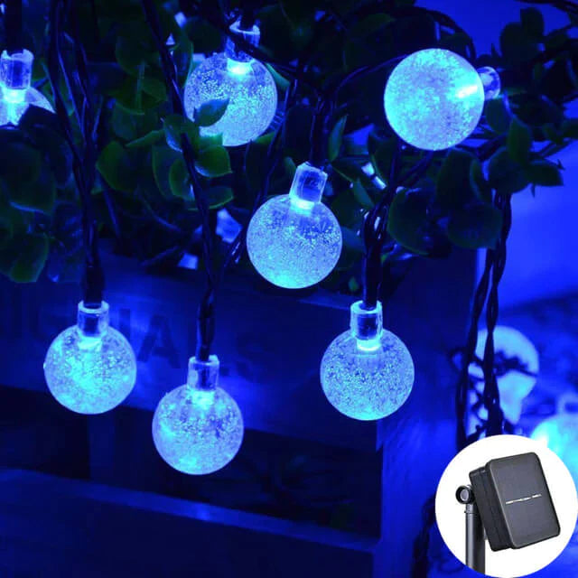 Varal Led Lâmpadas Mágicas - Energia Solar e Acendimento Automático-Kasamô