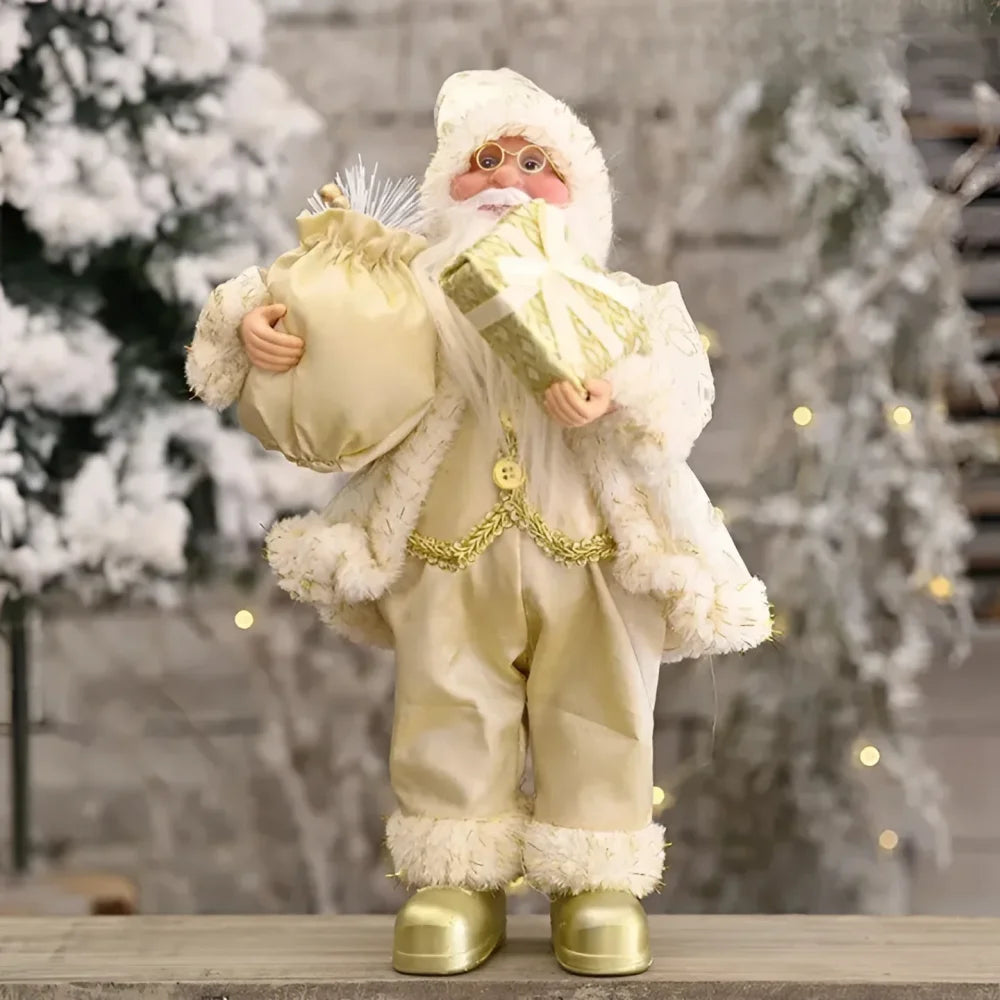 Boneco Papai Noel 30cm para Decoração de Natal Kasamô